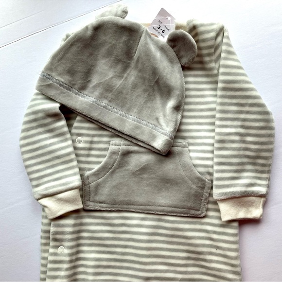 Joe Fresh Unisex Two Piece Sleeper Set Size 3 - 6 M NWT - Picture 2 of 6